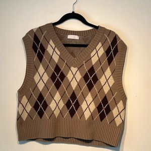 Oak and Fort - Arygle Sweater Vest